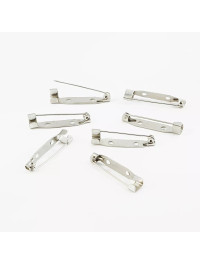 Заготівка для броші. Планка. Колір  срібло. Розмір  3 см.