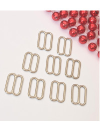 Регулятор для бретелей/1 шт./світ. сталь/14 мм