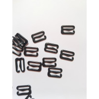 Гачок для бретелей/15 мм/чорна емаль/1 шт./