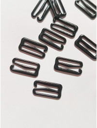 Гачок для бретелей/23 мм/чорна емаль/1 шт./