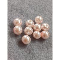 Бусины керамика/8 мм/ цена за 1 шт./ персиковый