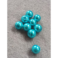 Бусини кераміка/8 мм/ ціна за 1 шт./блакитний