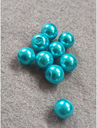 Бусини кераміка/8 мм/ ціна за 1 шт./блакитний