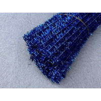 Сінельний дріт із люрексом / 30 см / 5 мм / 1 шт / синій