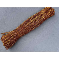 Синельная проволока с люрексом/30 см/5 мм/1 шт/бронза