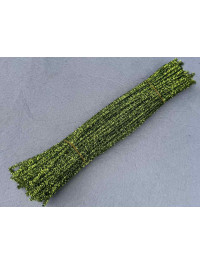 Сінельний дріт із люрексом / 30 см / 5 мм / 1 шт / зелений