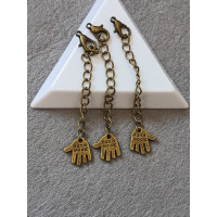 Подовжувач із карабіном/ Бронза/Кабін 12 мм/ ланцюг 5 см