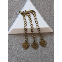 Удлинитель с карабином/Бронза/Кабин 12 мм/цепь 5 см