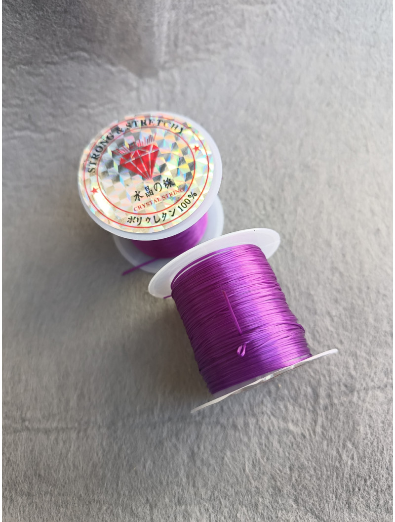 Силіконова гумка. 10 м. фіолетовий