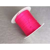 Силіконова гумка. 10 м. ярко розовый