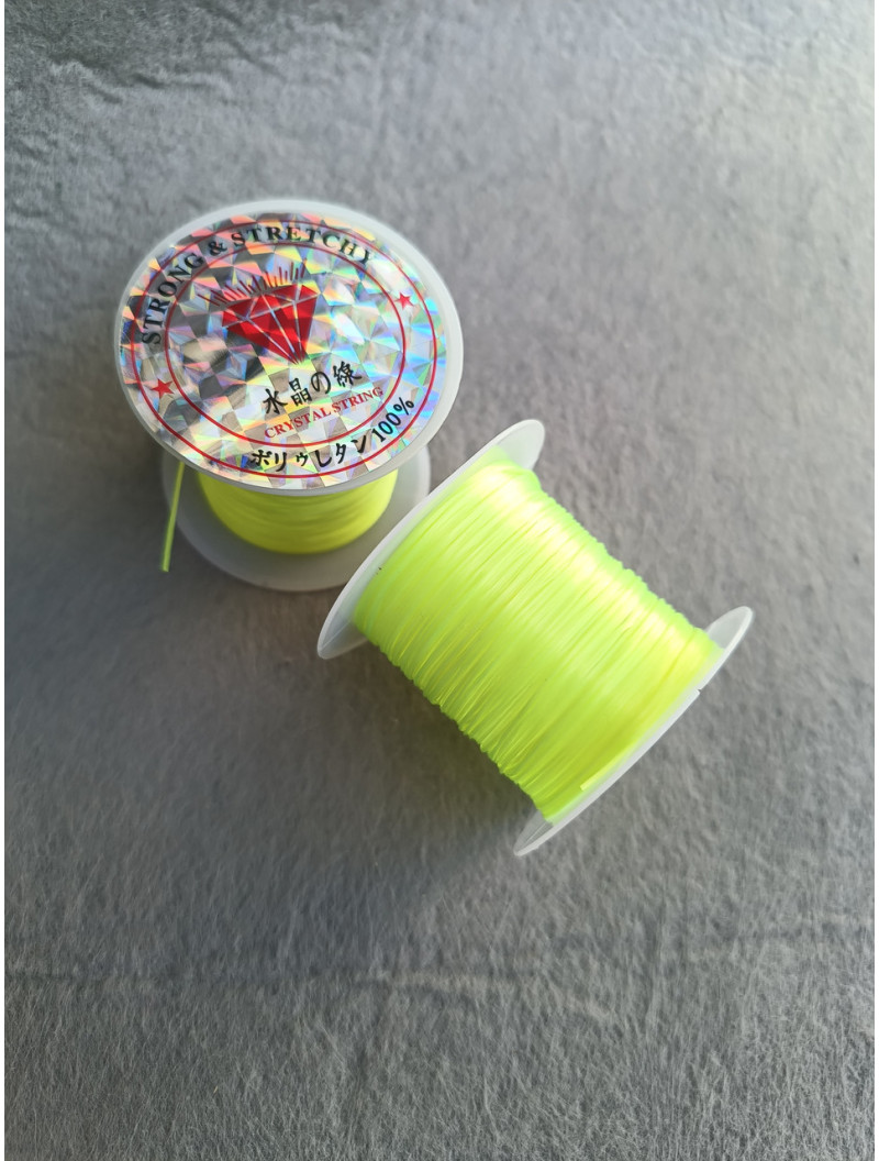 Силіконова гумка. 10 м. салатовий неон