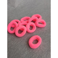 Резинка махровая/2 см/ ярко розовая/ Цена за 1 шт.