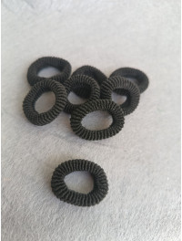 Гумка махрова/2 см/чорний/Цена за 1 шт.