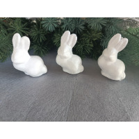 Пенопластовая заготовка кролика. Маленький 6-7 см