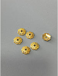 Обіймач для намистин/13 мм/ лимонне золото/10 шт.