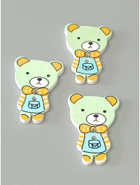 Заготовка ґудзик "ведмедик"/3см/ ціна за 1 шт.