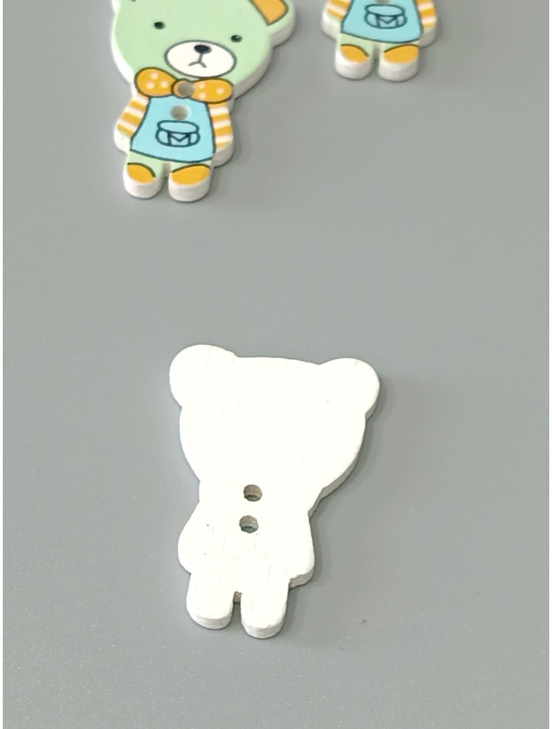Заготовка ґудзик "ведмедик"/3см/ ціна за 1 шт.
