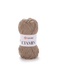 Пряжа акрилова YarnArt ETAMIN / колір коричневий 447-А / 30 г / 180 м / Туреччина