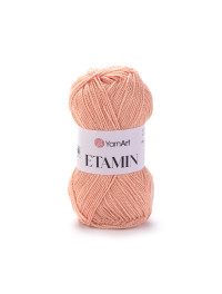 Пряжа акрилова YarnArt ETAMIN / колір персиковий 456 / 30 г / 180 м / Туреччина