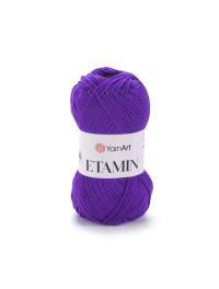 Пряжа акрилова YarnArt ETAMIN / колір фіолетовий 431 / 30 г / 180 м / Туреччина