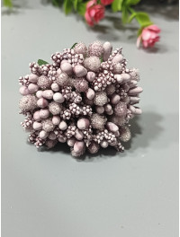 Тичинка "незабудка"/світло пудровий/ ціна за букет 12 гілочок