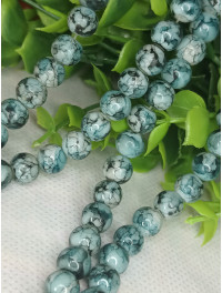 Бусини кераміка/8 мм/ ціна за 1 шт./малюковий