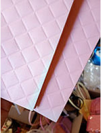 Сумка для квітів квадратна пудра Уцінка!!