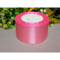 Атласная лента/ 5 см/ 23 метра/ розовый 005