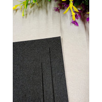 Фетр для рукоділля. Товщина  3 мм. Розмір аркуша 20×30 см. Чорний