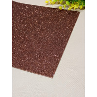 Фомиран с глитером/ Размер А4/Цветок коричневый/ Цена за лист