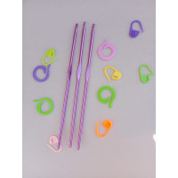 Гачок для в'язання металевий. #3