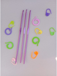 Гачок для в'язання металевий. #3