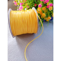 Шнур вощенный/1 мм/желтый/заказ раз метра