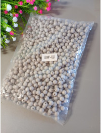 Акрилові намистини/8 мм/сірі/250 грамів