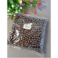 Пластиковые люкс бусины/8 мм/кель/250 грамм