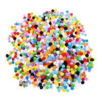 Помпоны/1 см/1000 шт./микс