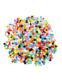 Помпони/1 см/1000 шт./ мікс