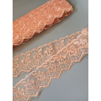 Мереживо яблучко/ширина 4 см/ персиковий/1 метр