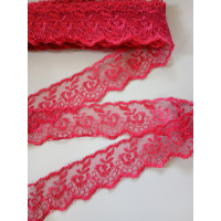 Мереживо яблучко/ширина 4 см/бордо/1 метр