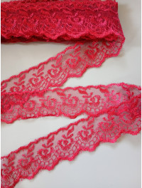 Мереживо яблучко/ширина 4 см/бордо/1 метр