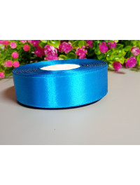 Атласна стрічка/2,5 см/33 метри/ аквамарин
