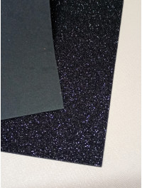 Фоміран із глітером/20×30/Чорний