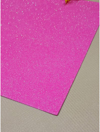 Фоміран із глітером/20×30/малиновий