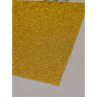 Фоміран із глітером/20×30/ золото