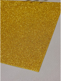 Фоміран із глітером/20×30/ золото