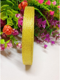 Стрічка парча/1,2 см/ Золото/23 метри