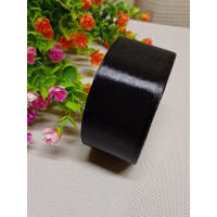 Атласная лента/ 4 см/ 33 метра/  черный