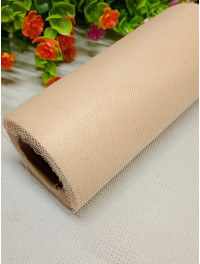 Фатин сітка/кави з молоком/ Ширина 15 см. Ціна за 1 метр