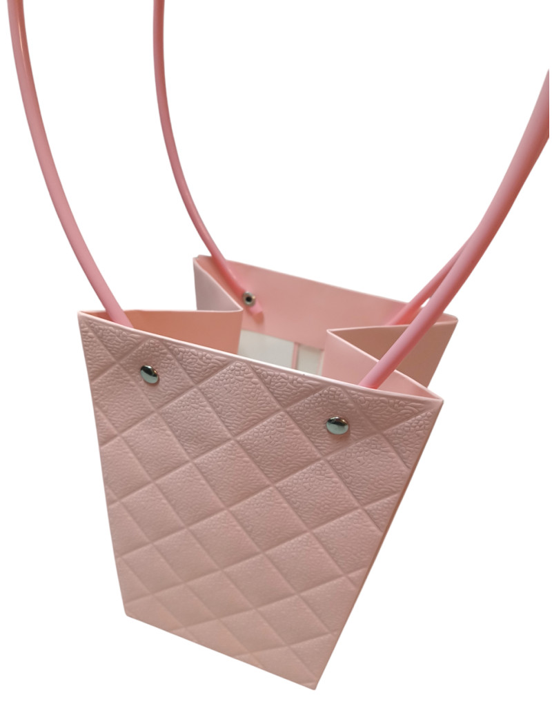 Сумка для квітів рожевий "Shade" середня