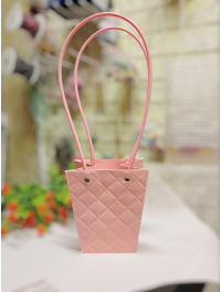 Сумка для квітів рожевий "Shade" XS  маленька